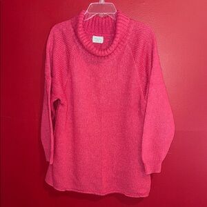 Vintage Benetton Pink Mohair Blend Sweater Made in Italy